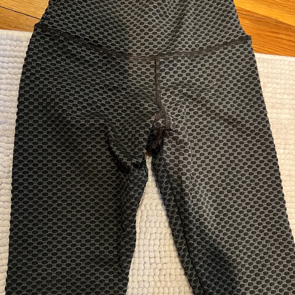 Black Patterned Leggings
